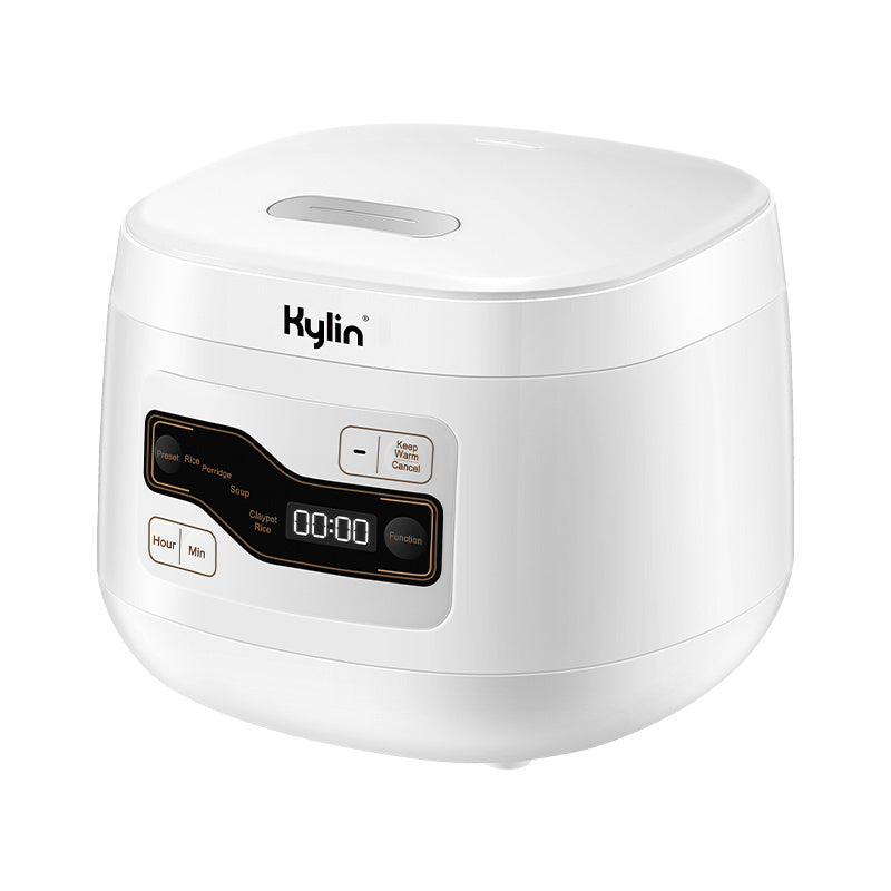Kylin Electric Multi-function 4 Cups Ceramic Pot Rice Cooker 2L White AU-K1020