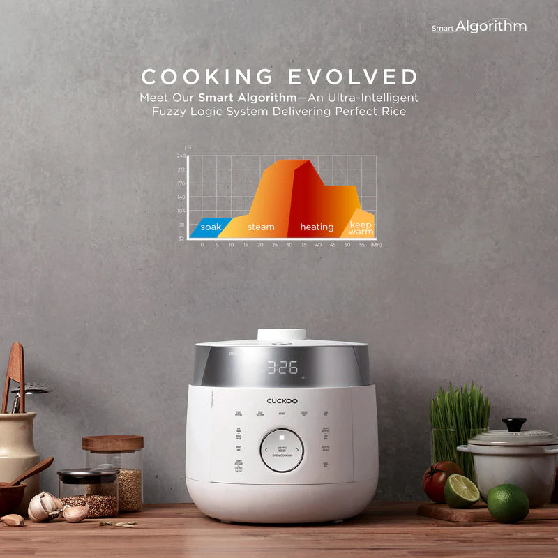 CUCKOO 10-Cup IH Twin Pressure Rice Cooker CRP-LHTR1009F