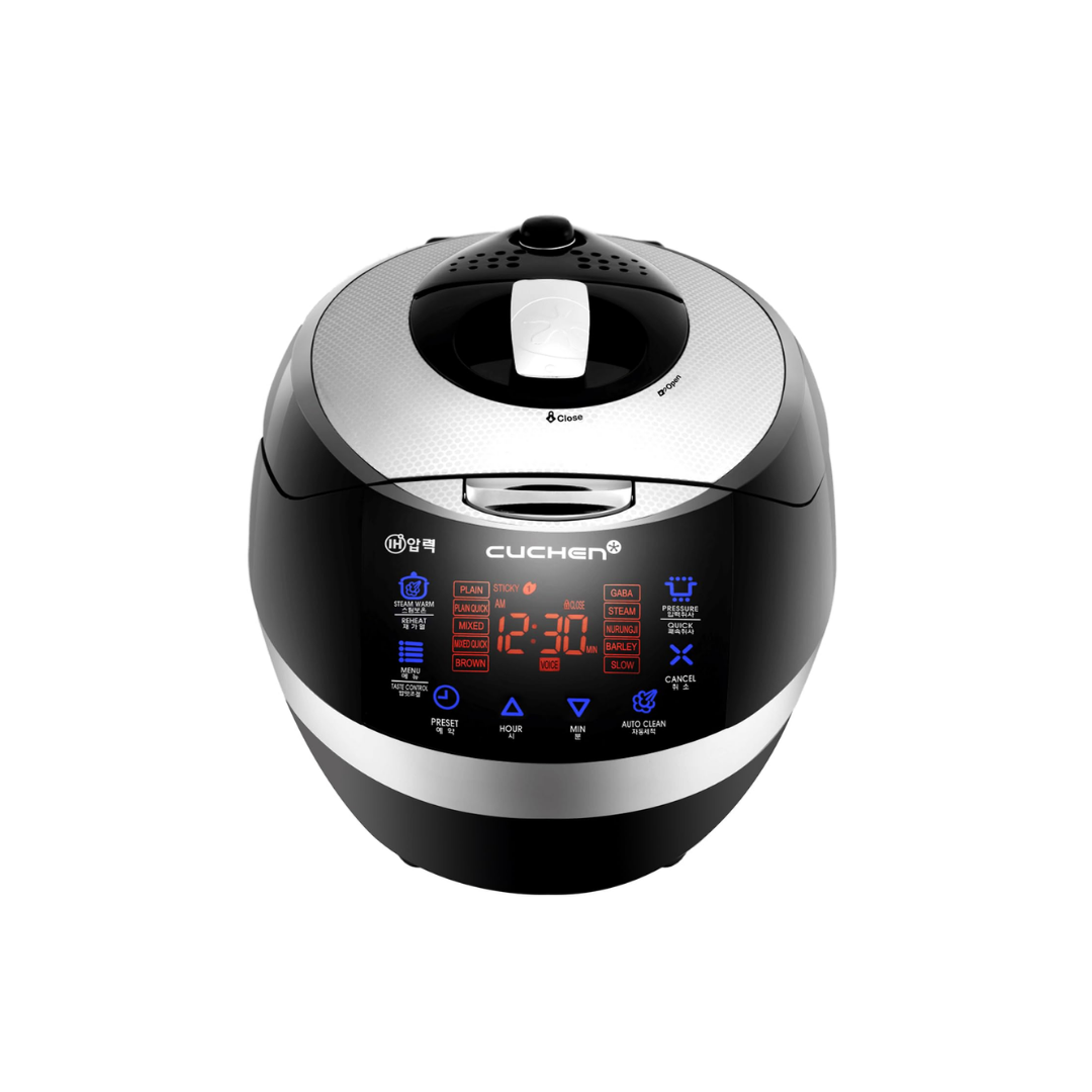 Cuchen Electric Multi Pressure Korean Rice Cooker 10Cup Silver 240V 50Hz