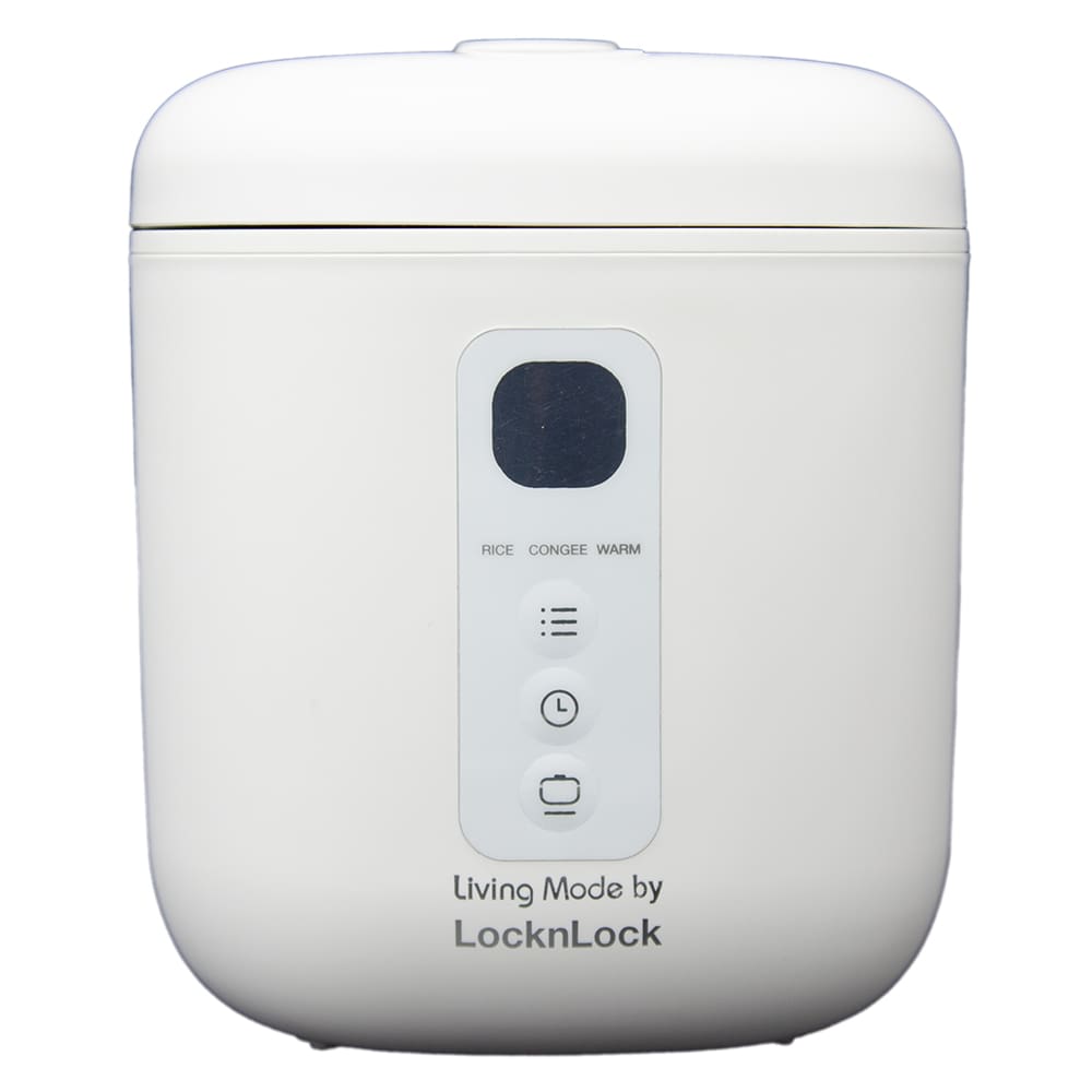 Living Mode by LocknLock LML-3012W Mini Rice Cooker (0.5-2 regular cups) 1.2L