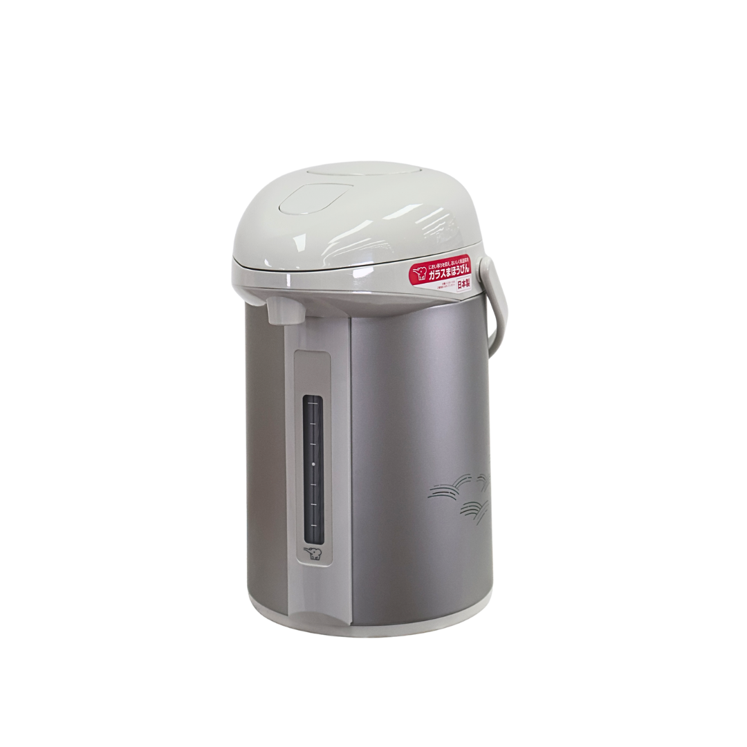 Zojirushi AB-RY22-SM 2.2L Glass Thermal Air Pot Matt Silver