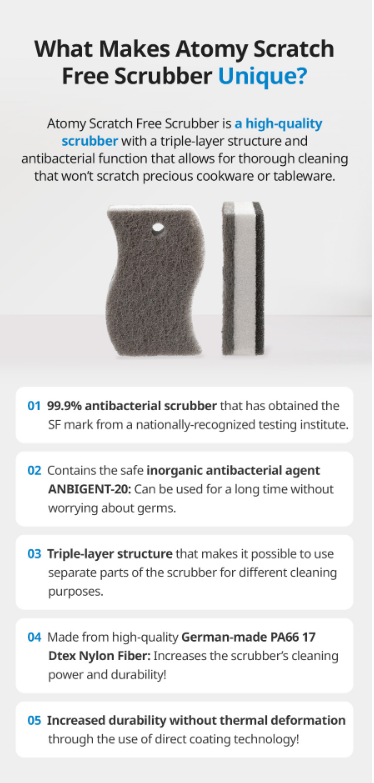 Atomy Scratch Free Scrubber