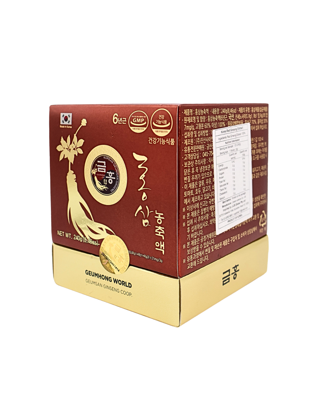 GEUMHONG 6‑Year‑Old Korean Red Ginseng Extract