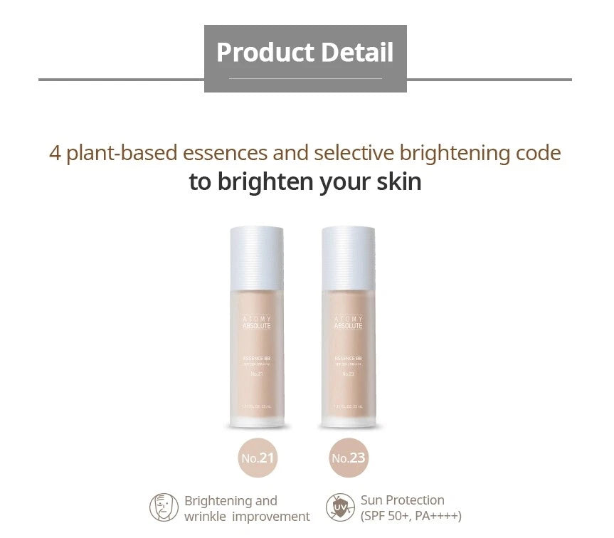 Atomy Absolute BB Cream – SPF 50+ / PA++++ (No. 21 & No. 23)